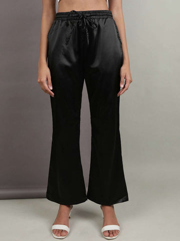 Women's Elasticated Satin Trouser