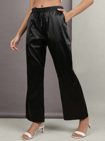 Women's Elasticated Satin Trouser