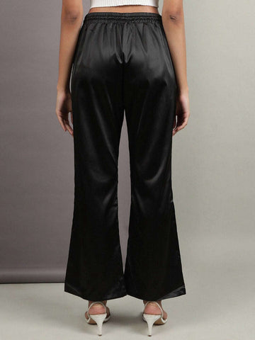 Women's Elasticated Satin Trouser