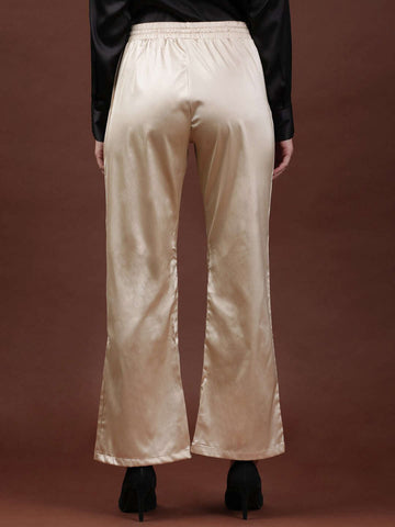 Women's Flare Pants With Elasticated Waistband