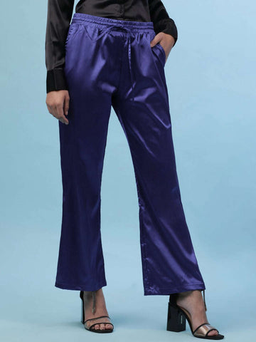 Women's Flare Pants With Elasticated Waistband