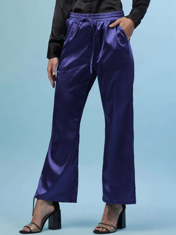 Women's Flare Pants With Elasticated Waistband