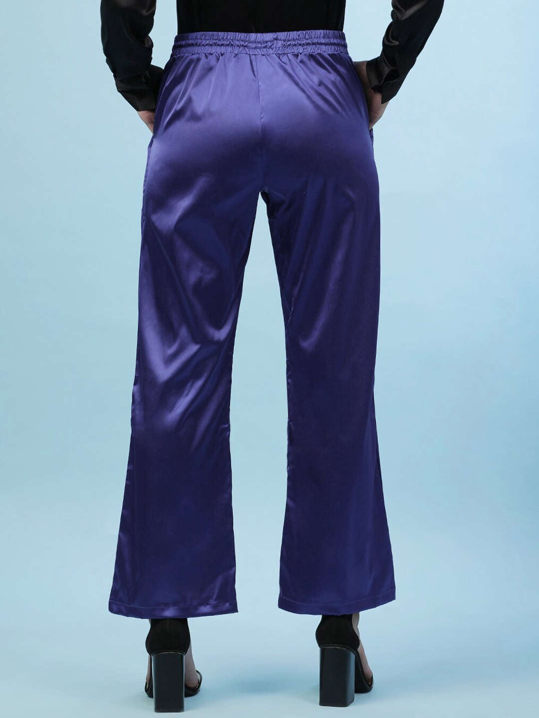 Women's Flare Pants With Elasticated Waistband