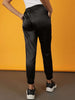 Women's Satin Jogger With Contrast Piping