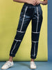 Women's Satin Jogger With Contrast Piping