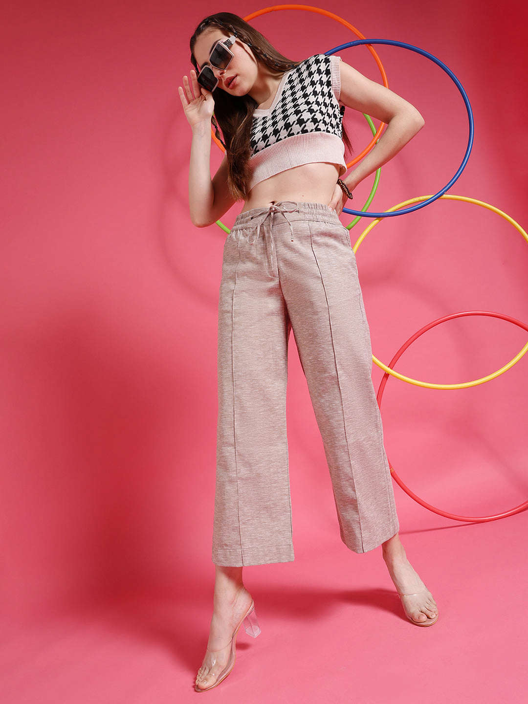 Women's Solid Trouser