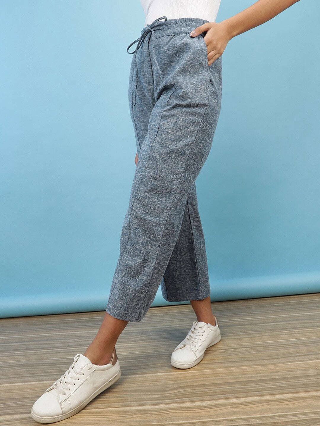 Women's Pintuck Elasticated Waist Trouser