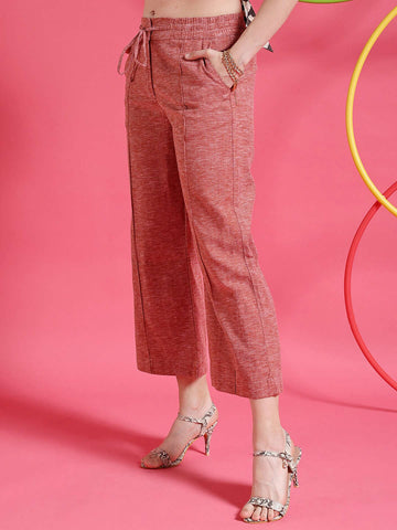 Women's Pintuck Elasticated Waist Trouser