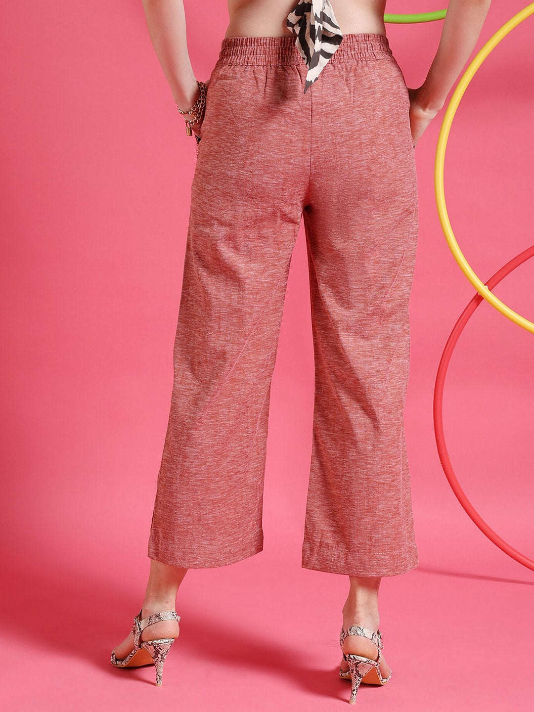 Women's Pintuck Elasticated Waist Trouser