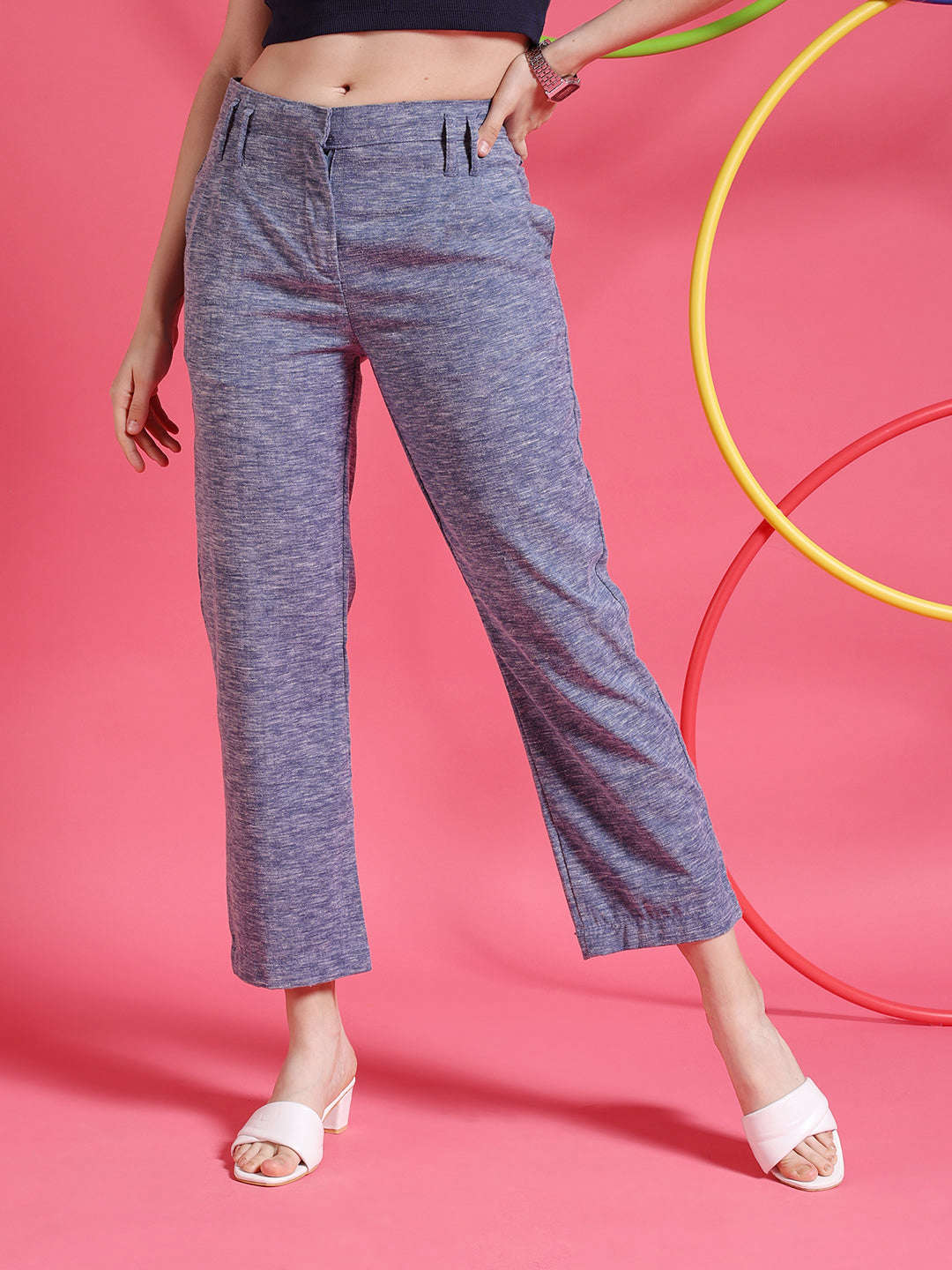 Women's Solid Trouser