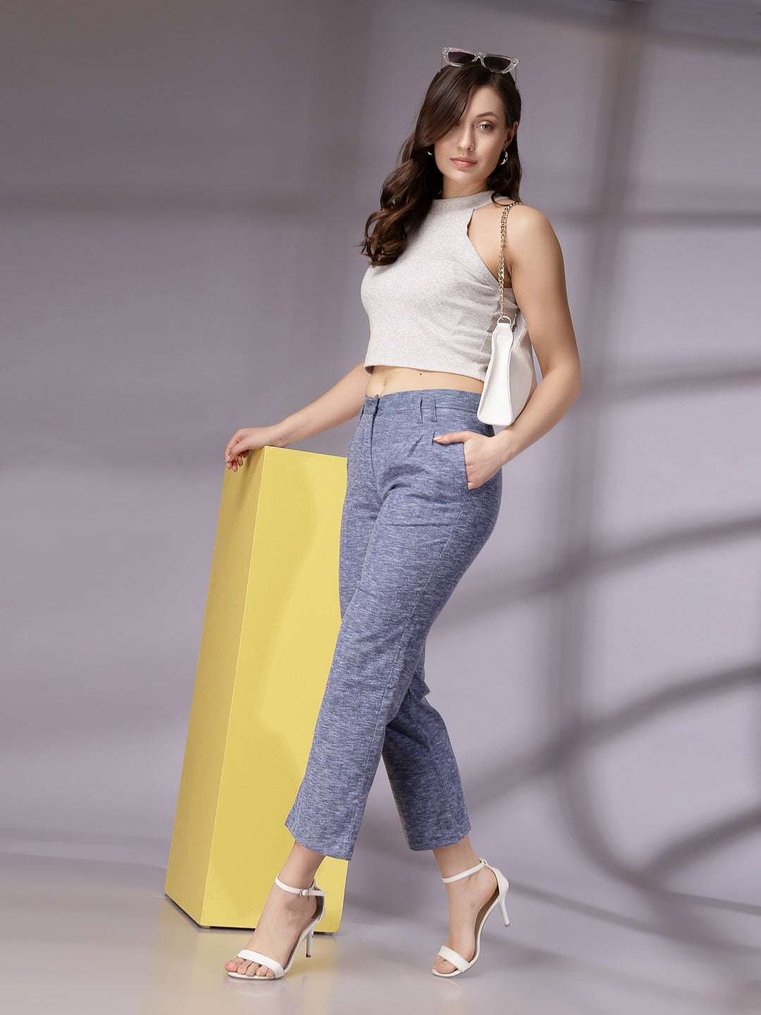 Women's Solid Trouser