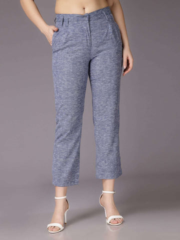 Women's Solid Trouser