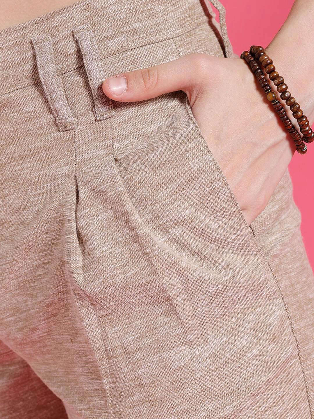 Women's Pleated Flare Trouser