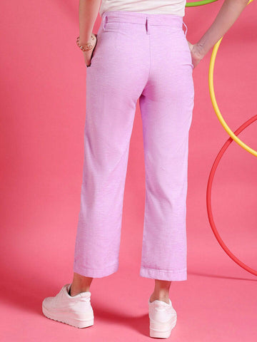 Women's Pleated Flare Trouser