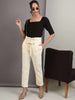 Women's High Waist Pleated Trouser