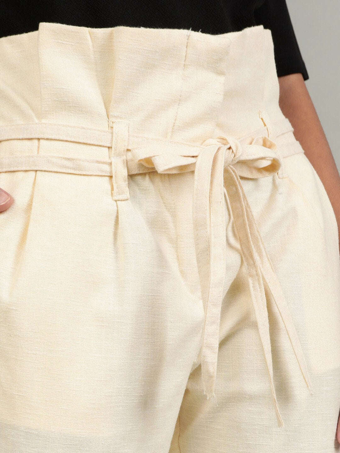 Women's High Waist Pleated Trouser