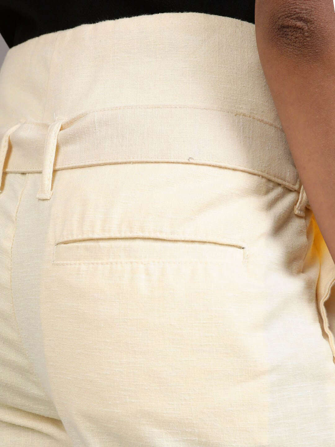 Women's High Waist Pleated Trouser