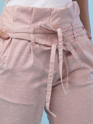 Women Solid Straight Trousers