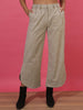 Women's Flare Pants With Curved Hem