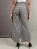 Women's Flare Pants With Curved Hem