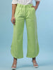 Women's Flare Pants With Curved Hem