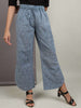 Women's Flare Pants With Curved Hem