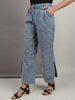 Women's Flare Pants With Curved Hem