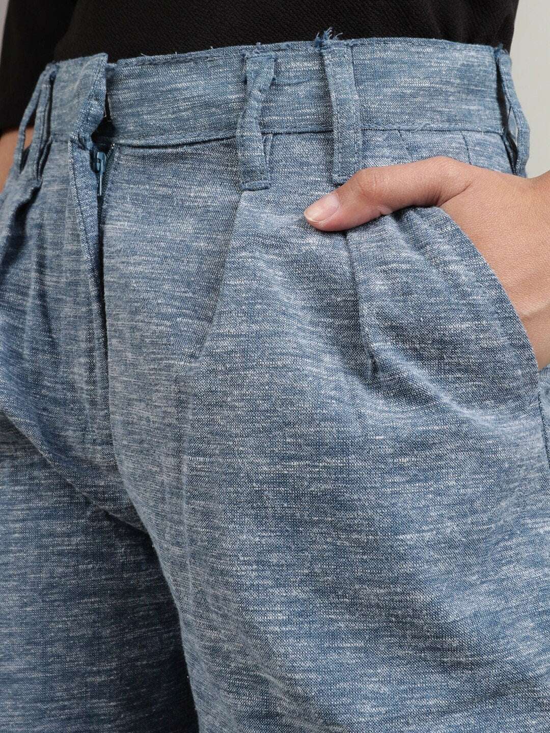 Women's Flare Pants With Curved Hem