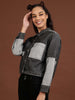 Women's Reverse Denim Contrast Jacket
