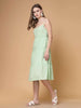 Women's Solid Tiered Dress