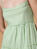 Women's Solid Tiered Dress