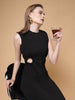 Women's Solid Cut Out Dress