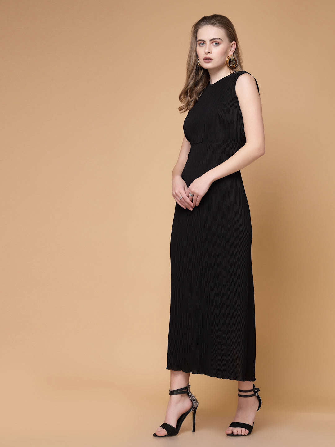 Women's Solid Cut Out Dress