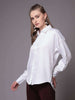 Women's Solid Back Cut Out Shirt