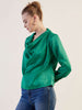 Women's Solid Cowl Neck Top