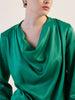 Women's Solid Cowl Neck Top