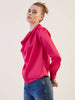 Women's Solid Cowl Neck Top