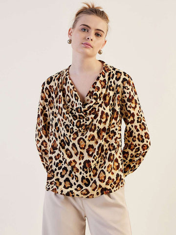 Women's Animal Printed Top