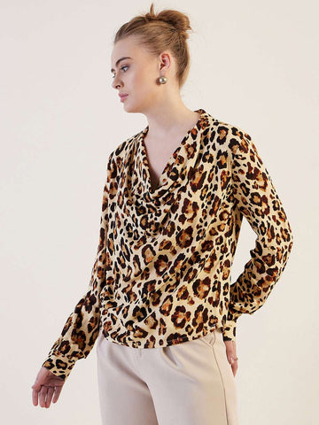 Women's Animal Printed Top