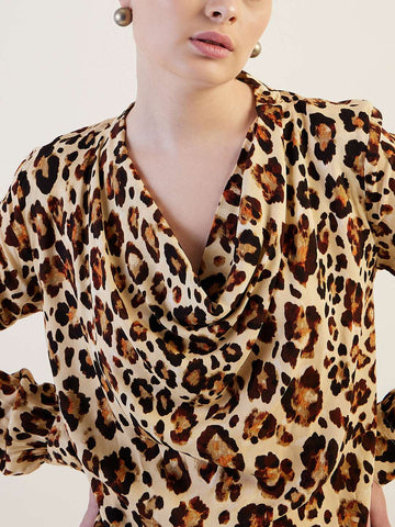 Women's Animal Printed Top