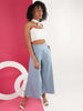 Women's High Waist Denim Flare Pant