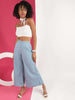 Women's High Waist Denim Flare Pant