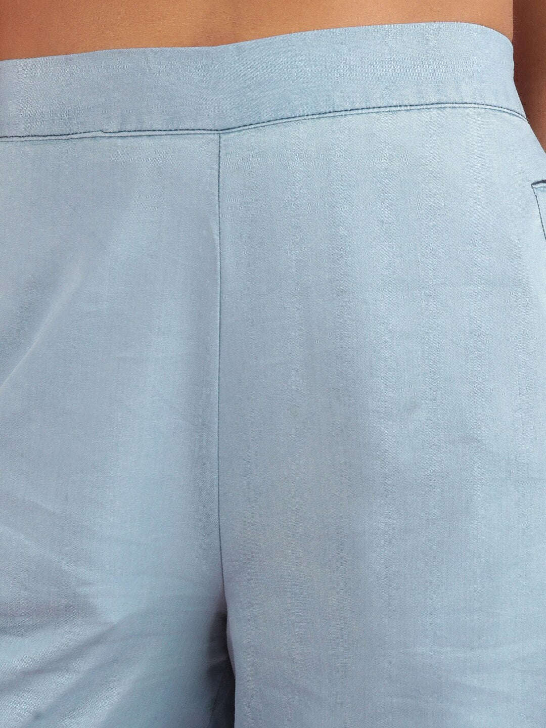 Women's High Waist Denim Flare Pant