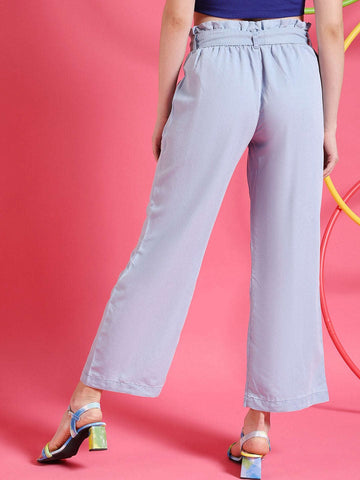 Women's High Waist Denim Flare Pant