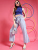 Women's High Waist Denim Flare Pant