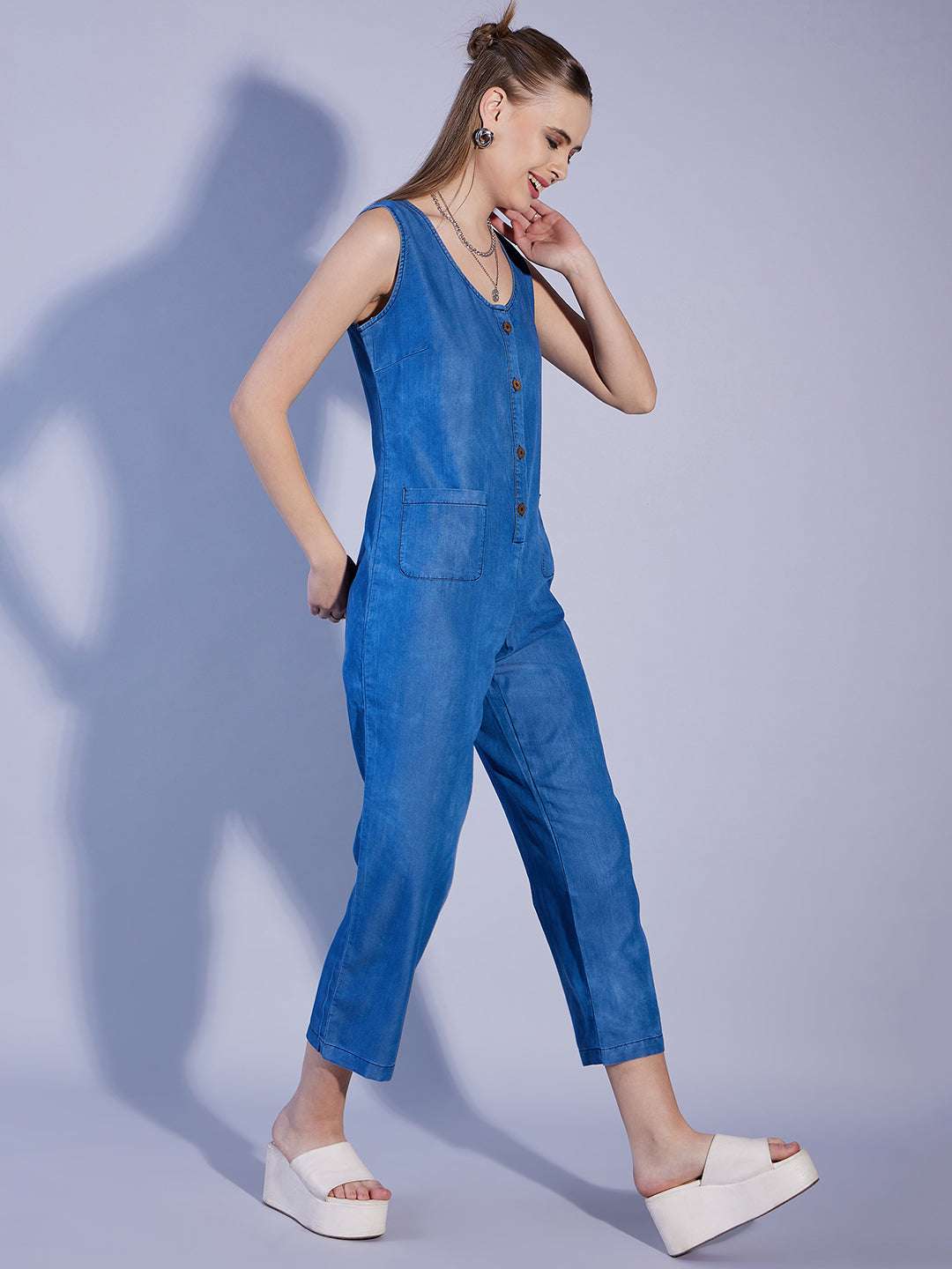 Women's Solid Jumpsuit