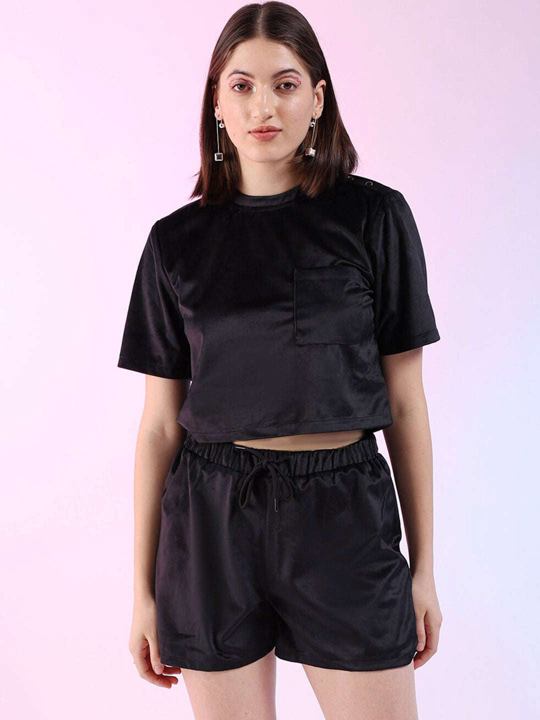 Women's Solid Co-ord Set