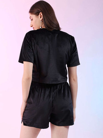 Women's Solid Co-ord Set