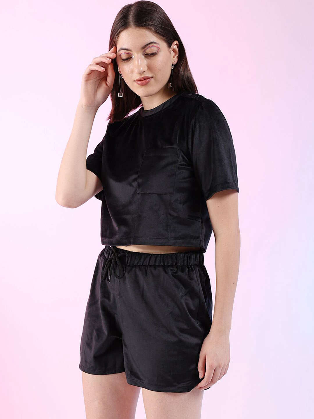 Women's Solid Co-ord Set