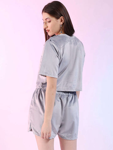 Women's Solid Co-ord Set